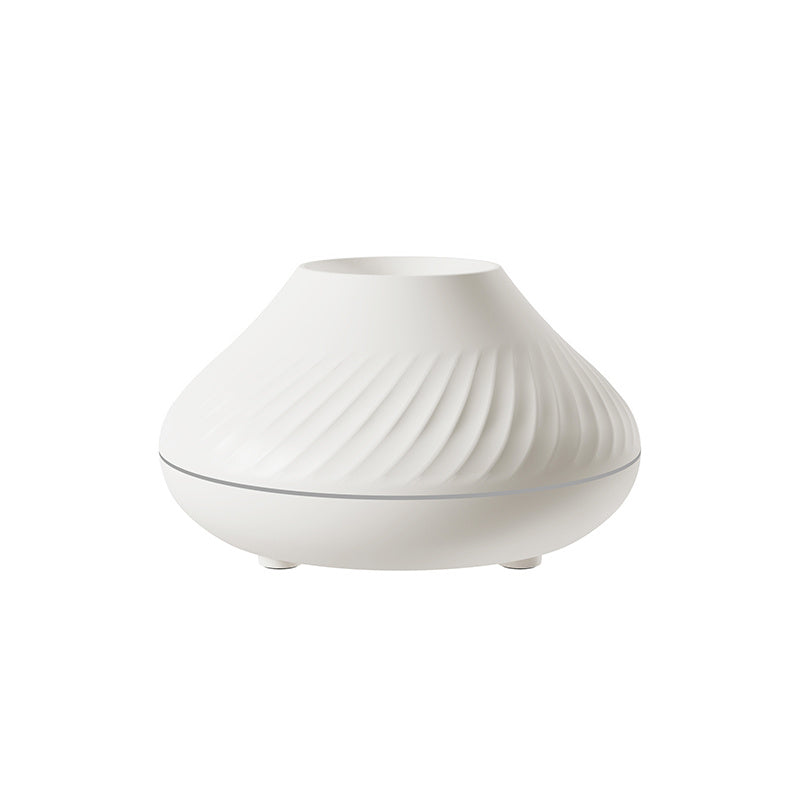 White textured vase on a white background