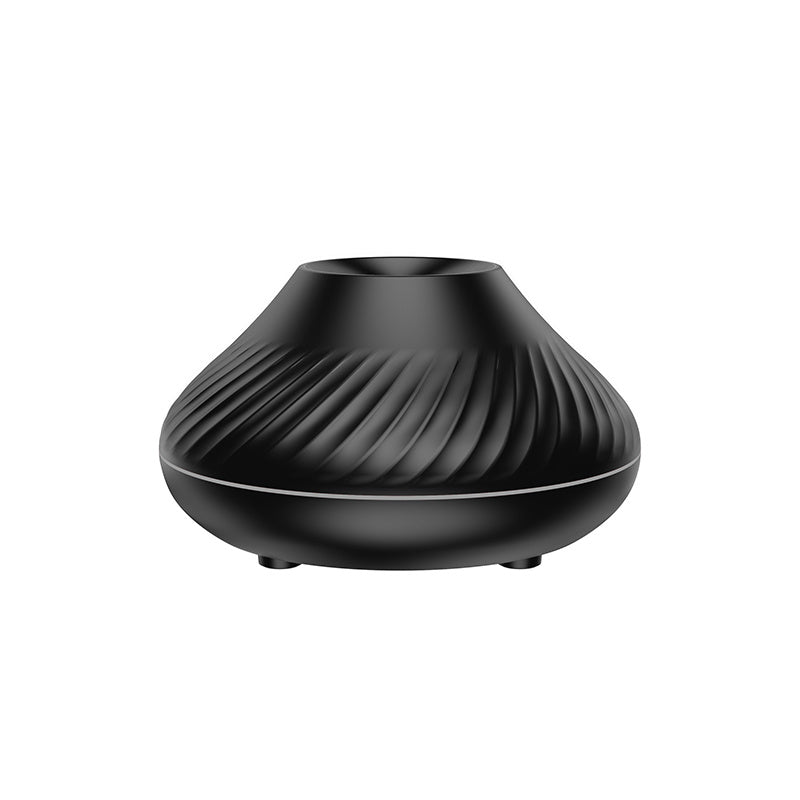 Black textured diffuser on a white background